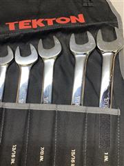 Tekton 15pc Combo Box/Open Ended Wrench Set 1/4